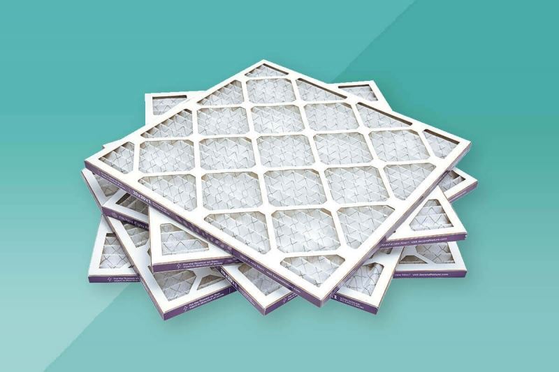 A pile of air filters